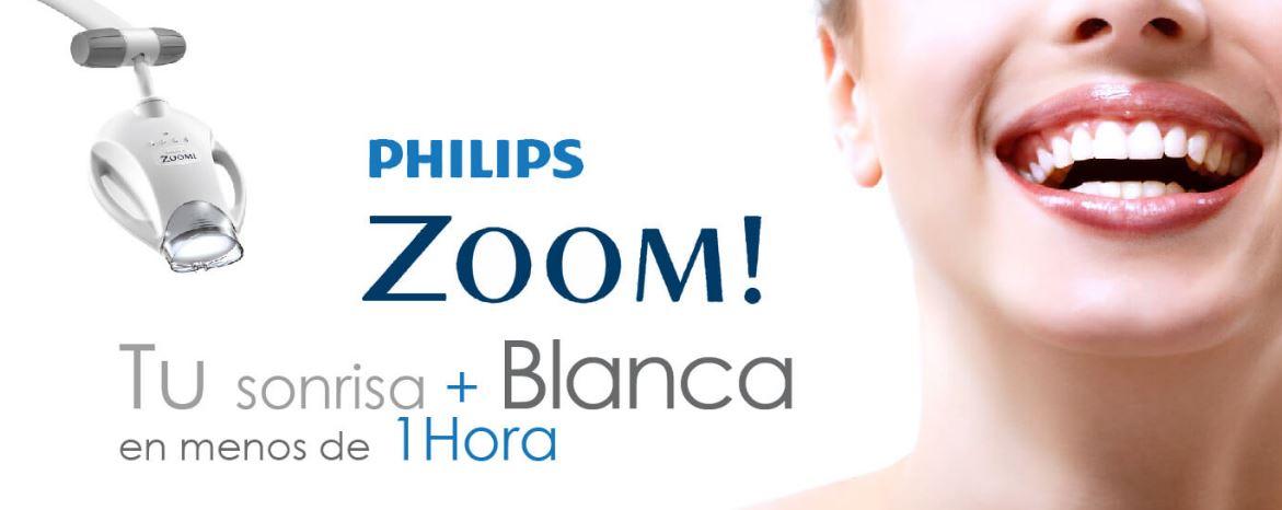 anuncio philips zoom blanca